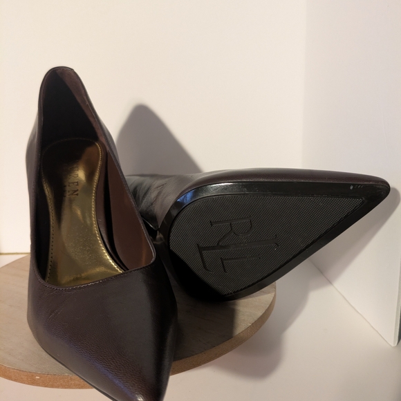 Ralph Lauren Shoes - Ralph Lauren Dark Brown Heels